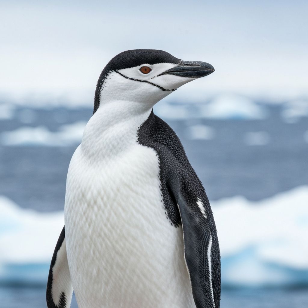 Portrait of Chinstrap Davies